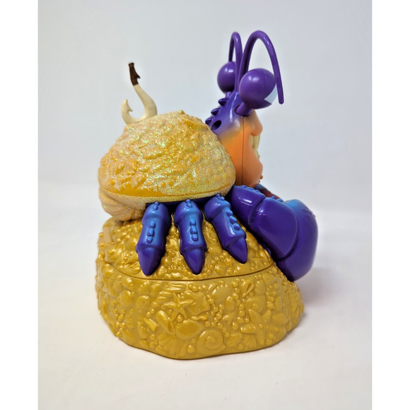 Disney Moana Tamatoa Jewelry Box & Ring Crab Singing Shiny Glittery Tested Works - Picture 3 of 5